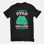 I Didn't Stab Anyone Today-Mens-Premium-Tee-eduely