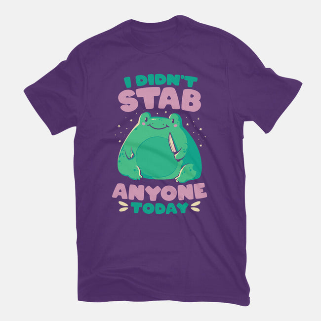 I Didn't Stab Anyone Today-Mens-Premium-Tee-eduely