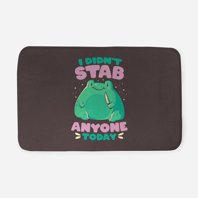 I Didn't Stab Anyone Today-None-Memory Foam-Bath Mat-eduely