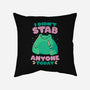 I Didn't Stab Anyone Today-None-Removable Cover-Throw Pillow-eduely