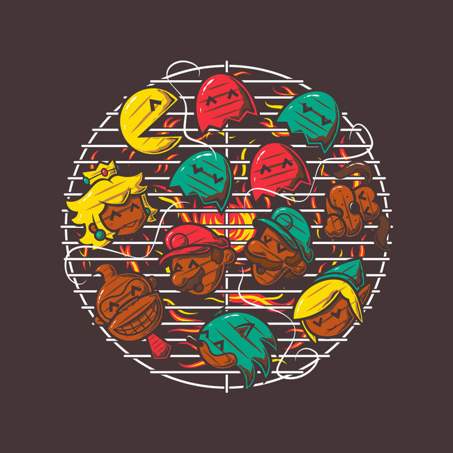 Retro Gamer's Grill-None-Stretched-Canvas-krisren28