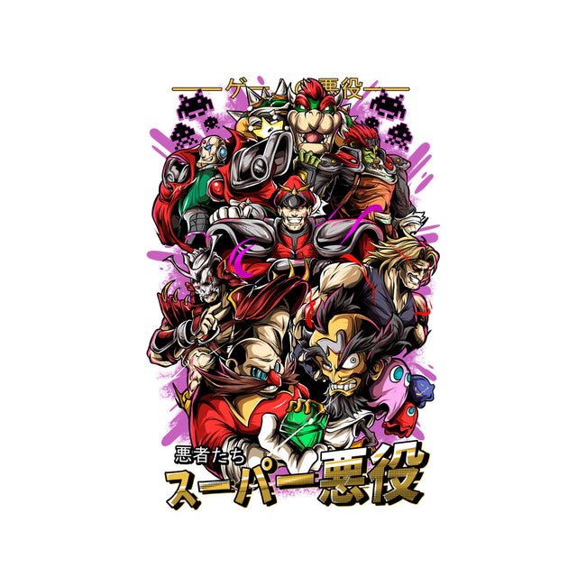 Retro Villains-None-Stretched-Canvas-Conjura Geek