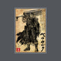 Black Swordsman Woodblock-None-Stretched-Canvas-DrMonekers