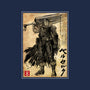 Black Swordsman Woodblock-None-Stretched-Canvas-DrMonekers