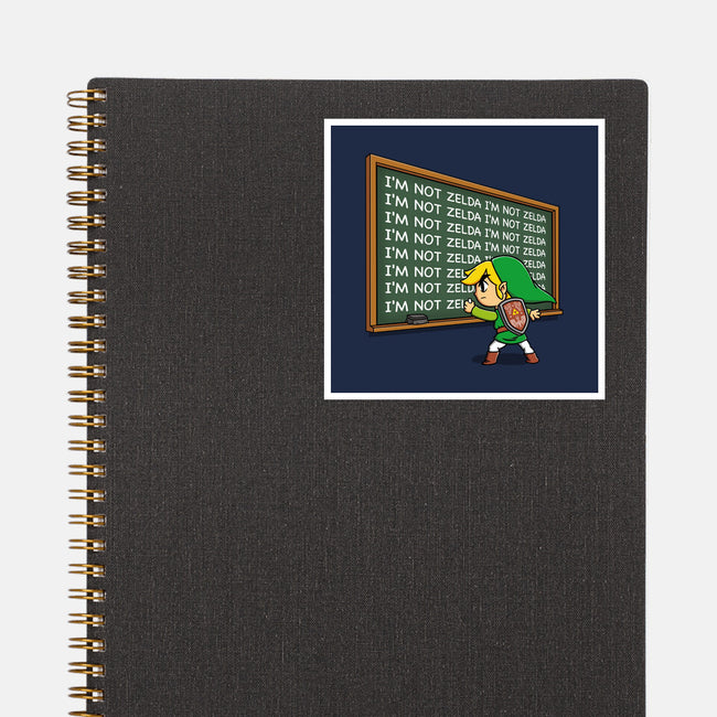Not Zelda-None-Glossy-Sticker-Barbadifuoco