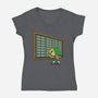 Not Zelda-Womens-V-Neck-Tee-Barbadifuoco