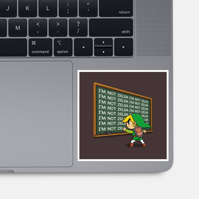 Not Zelda-None-Glossy-Sticker-Barbadifuoco