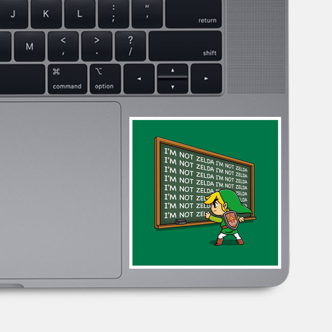 Not Zelda-None-Glossy-Sticker-Barbadifuoco