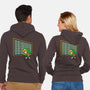 Not Zelda-Unisex-Zip-Up-Sweatshirt-Barbadifuoco