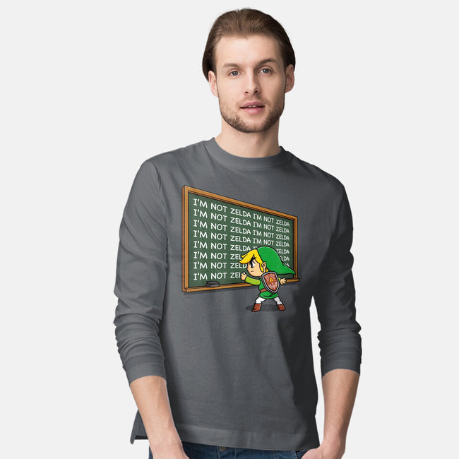 Not Zelda-Mens-Long Sleeved-Tee-Barbadifuoco