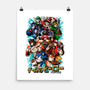 Nostalgic Heroes-None-Matte-Poster-Conjura Geek