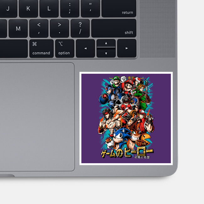 Nostalgic Heroes-None-Glossy-Sticker-Conjura Geek