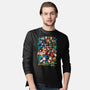 Nostalgic Heroes-Mens-Long Sleeved-Tee-Conjura Geek