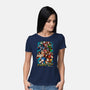 Nostalgic Heroes-Womens-Basic-Tee-Conjura Geek