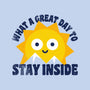 Great Day To Stay Inside-Womens-Basic-Tee-zawitees
