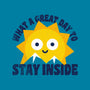 Great Day To Stay Inside-None-Matte-Poster-zawitees