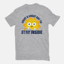 Great Day To Stay Inside-Unisex-Basic-Tee-zawitees