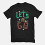 Mario Let's A Go-Womens-Basic-Tee-Geekydog