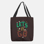 Mario Let's A Go-None-Basic Tote-Bag-Geekydog