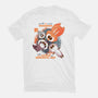Forever And Beautiful Sky-Womens-Fitted-Tee-Moon Crew