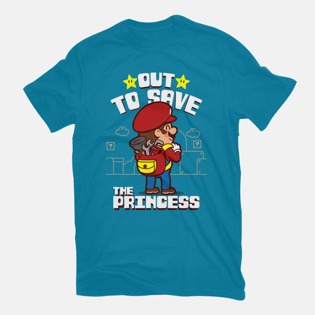 Out To Save The Princess-Mens-Basic-Tee-Boggs Nicolas