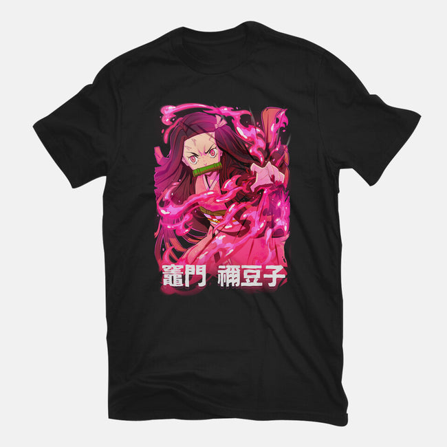 Nezuko Slayer-Womens-Fitted-Tee-Conjura Geek