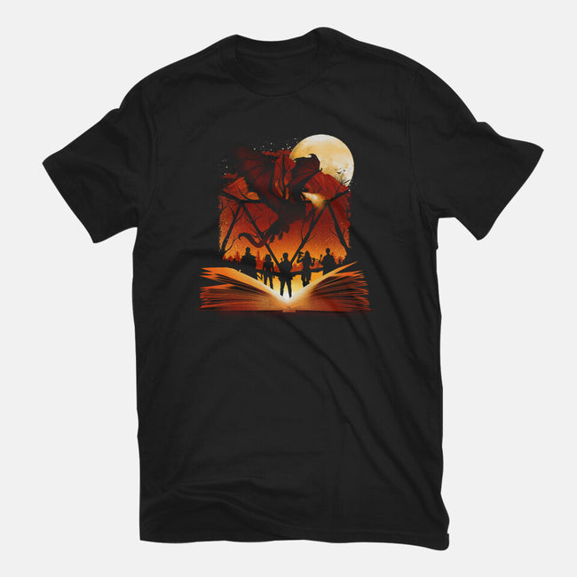 Book Of Dungeons And Dragons-Mens-Premium-Tee-dandingeroz