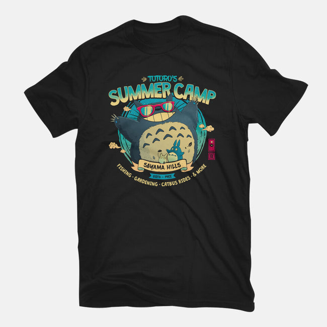 Neighbor's Summer Camp-Mens-Basic-Tee-teesgeex