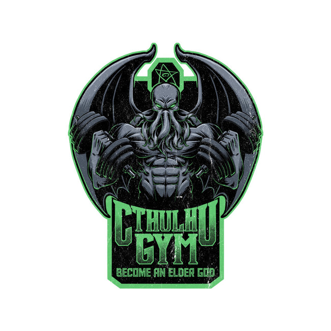 Cthulhu Gym-None-Polyester-Shower Curtain-Studio Mootant