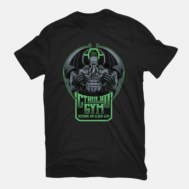 Cthulhu Gym-Womens-Fitted-Tee-Studio Mootant