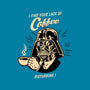 Darth Coffee-None-Polyester-Shower Curtain-Barbadifuoco