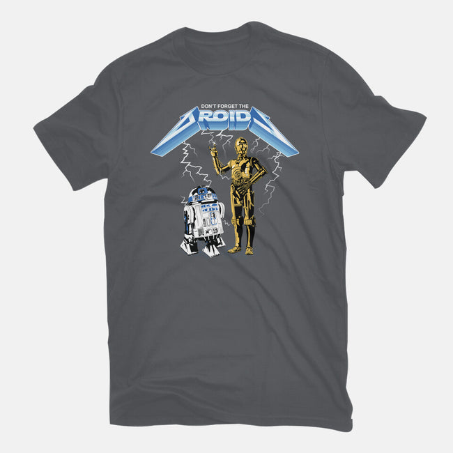 Don't Forget The Droids-Mens-Heavyweight-Tee-rocketman_art