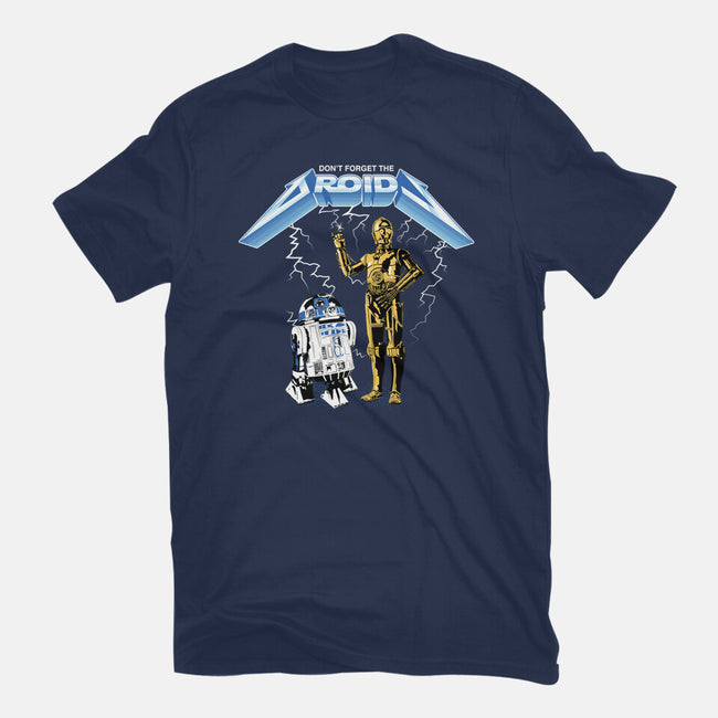 Don't Forget The Droids-Mens-Heavyweight-Tee-rocketman_art