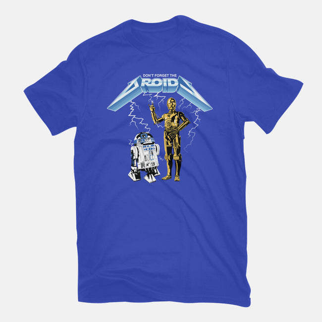 Don't Forget The Droids-Womens-Fitted-Tee-rocketman_art