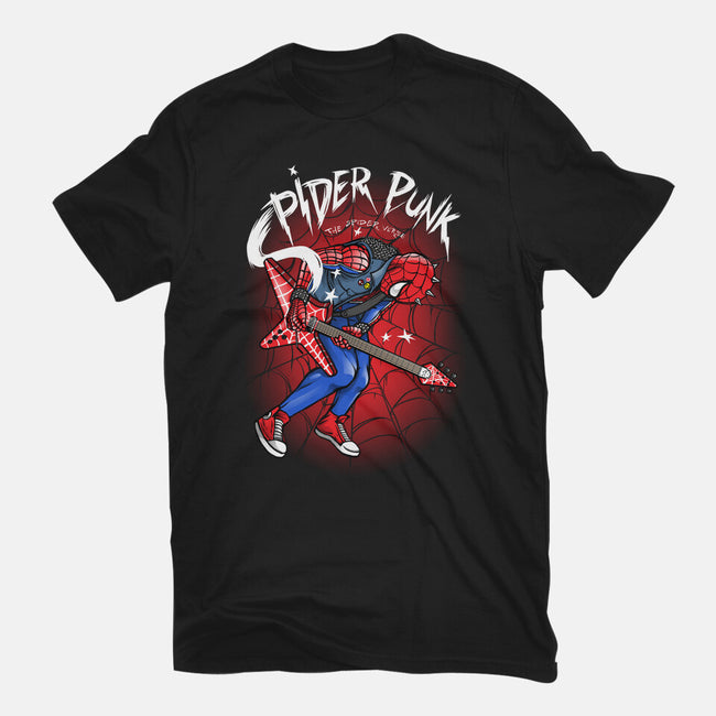 Spider Punk-Mens-Basic-Tee-joerawks