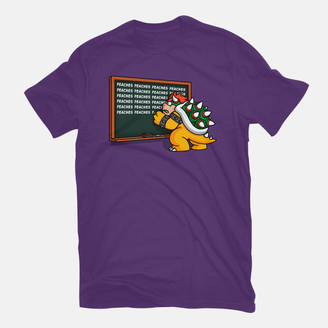 Peaches Repeat-Mens-Basic-Tee-Raffiti