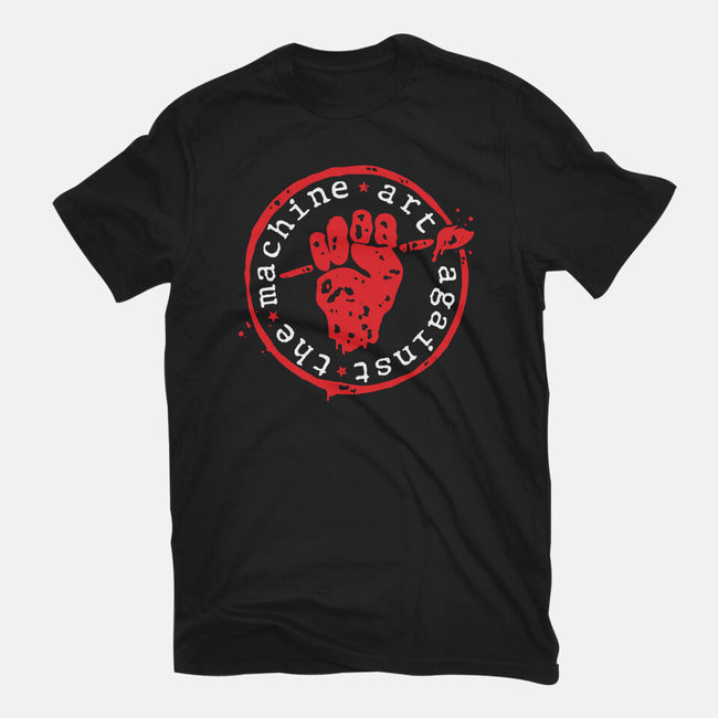 Art Against The Machine-Womens-Fitted-Tee-teesgeex