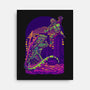 RoboZilla Vs RoboKong-None-Stretched-Canvas-alanside