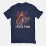 Spider Punk Rock Star-Mens-Basic-Tee-zascanauta
