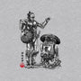 Samurai Droids Sumi-e-Mens-Basic-Tee-DrMonekers