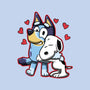 Dog Hug-None-Stretched-Canvas-nickzzarto