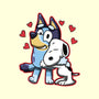 Dog Hug-None-Stretched-Canvas-nickzzarto