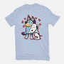 Dog Hug-Womens-Basic-Tee-nickzzarto