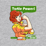 We Can Do It Turtles-womens fitted tee-hugohugo