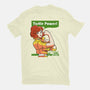 We Can Do It Turtles-womens fitted tee-hugohugo