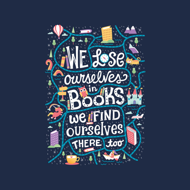 We Lose Ourselves in Books-none memory foam bath mat-risarodil