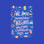 We Lose Ourselves in Books-unisex basic tee-risarodil