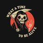 What a Time to Be Alive-womens racerback tank-DinoMike