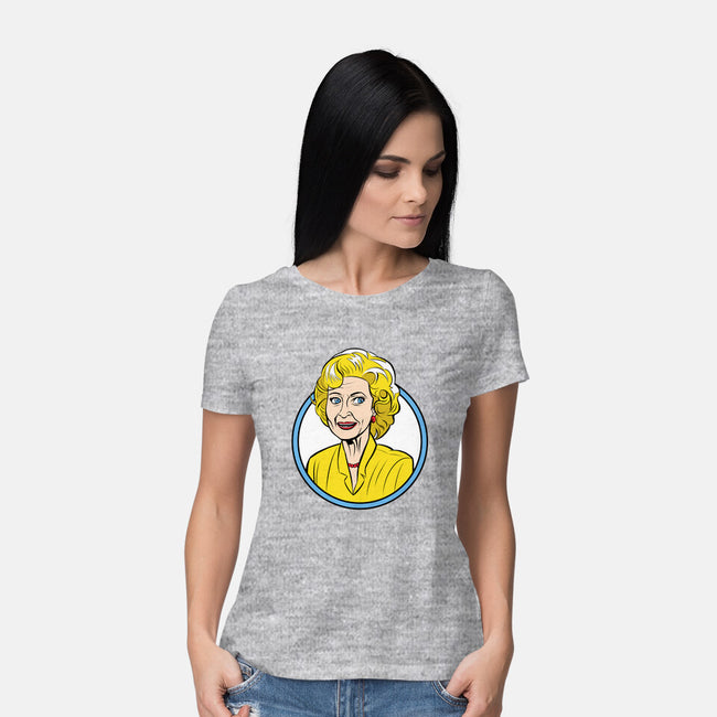 White Delight-womens basic tee-ibtrav