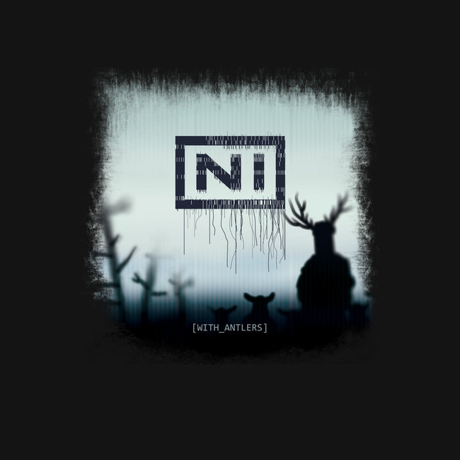With Antlers-none glossy sticker-ntesign